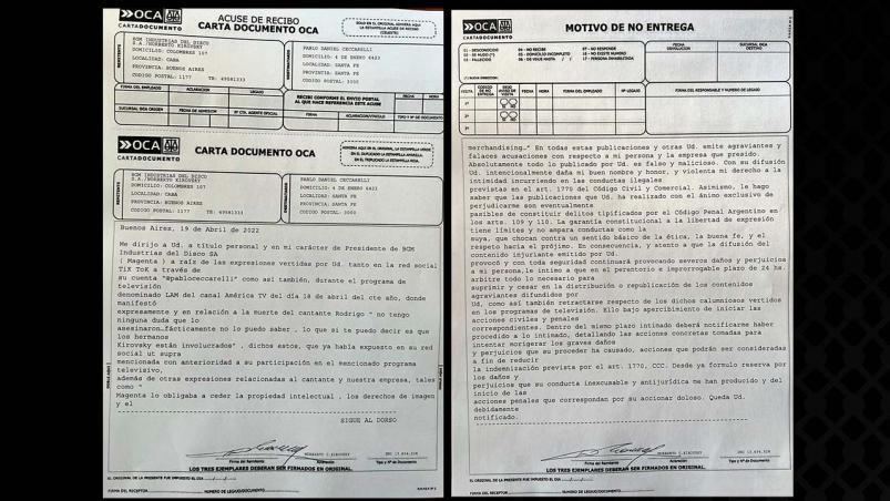 Carta documento Beto Kirovsky