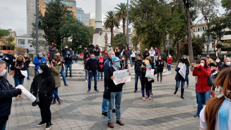 plaza-san-martin-protesta-de-comerciantes