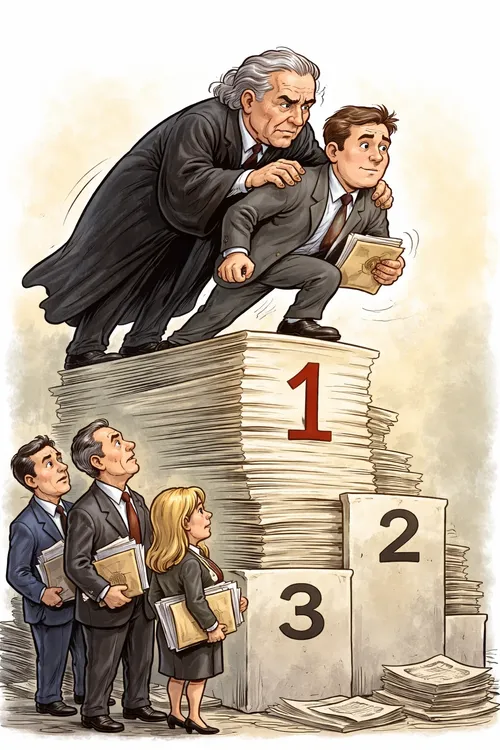 El ascenso del candidato favorecido