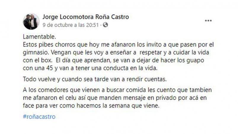 Facebook Castro