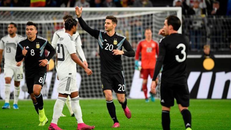 argentina alemania amistoso